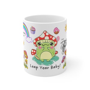 Best Birthday Mugs with this mug, Leap Year Gifts, Leap Year 2024 Tea Mug, February 29, Gift For Leap Year, Leap Year February Birthday Mug