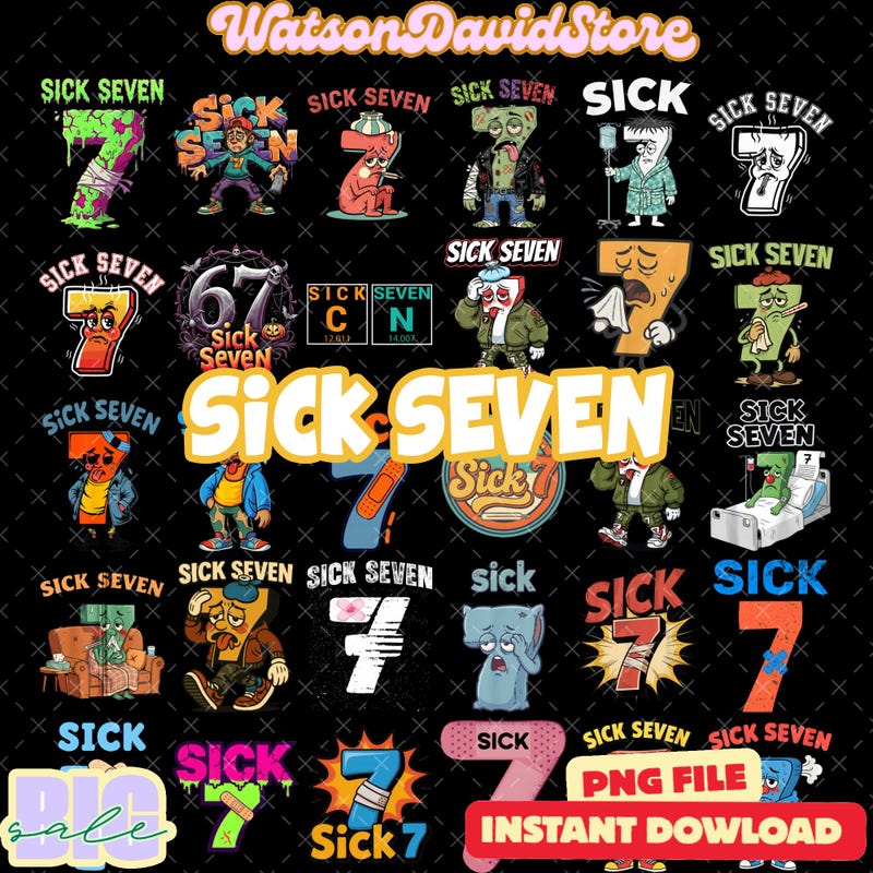 Sick 7 Costume Etsy