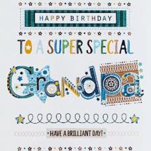 Cartão de aniversário do avô, ideia de cartão especial para o avô, cartão de feliz aniversário, presente