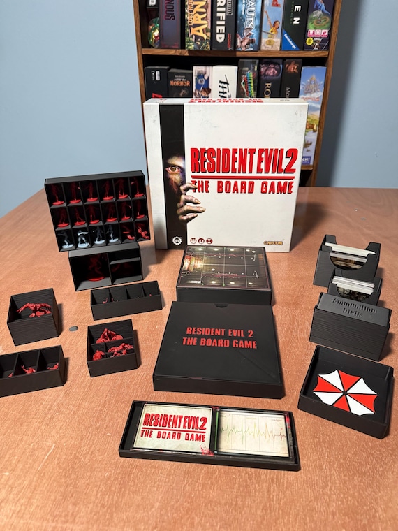 Resident Evil 2: the Board Game  3D Printed Organizer / Storage Solution /  B-files Expansion / Malformations of G B-file Expansion - Etsy