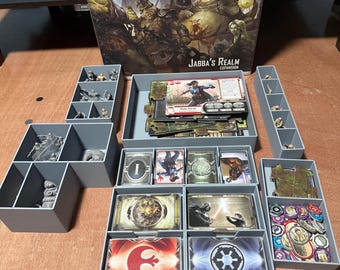 Imperial Assault Jabba's Realm Boardgame Organizer