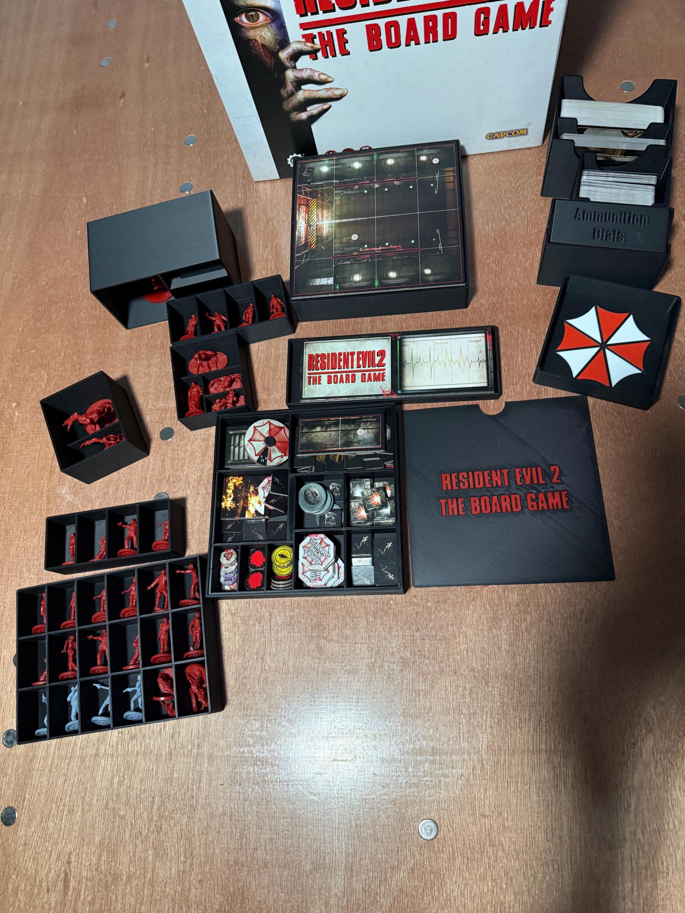 Resident Evil 2: the Board Game  3D Printed Organizer / Storage Solution /  B-files Expansion / Malformations of G B-file Expansion - Etsy