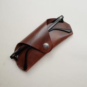 Leather Glasses Holder