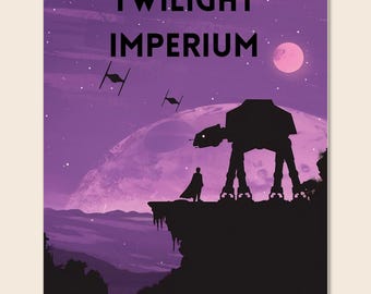 Twilight Imperium Board Game, Downloadable Print, Boardgame Poster, Family Board Game, Instant Download, Fun Board Game, (Unofficial)