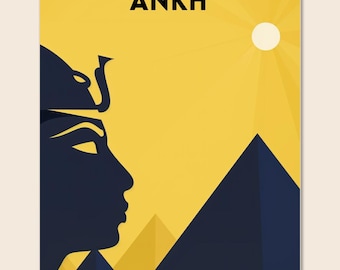 Ankh Board Game, Downloadable Print, Boardgame Poster, Family Board Game, Instant Download, Fun Board Game, Nerdy (Unofficial)