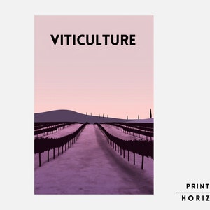 Viticulture Board Game, Downloadable Print, Boardgame Poster, Family Board Game, Instant Download, Fun Board Game, Geek Art Gift, Nerdy
