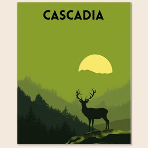 Cascadia Brettspiel, herunterladbarer Druck, Brettspiel Poster, Familien Brettspiel, Sofort Download, lustiges Brettspiel, lustig, Nerdy Geschenk (Inoffiziell)