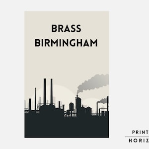 Brass Birmingham Board Game, Downloadable Print, Boardgame Poster, Family Board Game, Instant Download, Fun Board Game, Geek Art Gift, Nerdy
