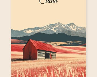 Catan Board Game, Downloadable Print, Boardgame Poster, Family Board Game, Instant Download, Settlers of Catan Game Wall Art, (Unofficial)