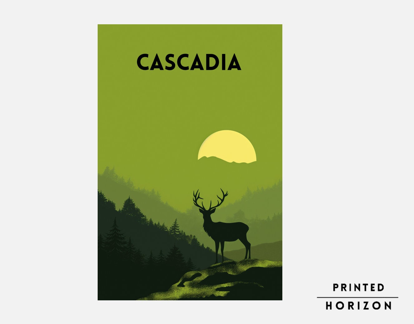 Cascadia Board Game, Downloadable Print, Boardgame Poster, Family Board Game, Instant Download ...