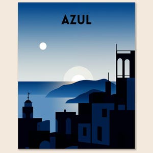 Azul Board Game, Downloadable Print, Boardgame Poster, Family Board Game, Instant Download, Azul Tile Game Wall Art, (Unofficial)