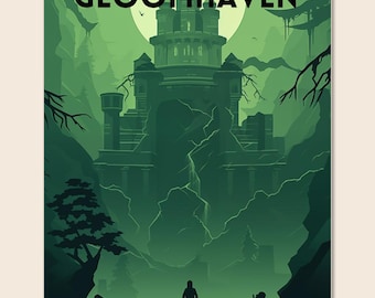 Gloomhaven Board Game, Downloadable Print, Boardgame Poster, Family Board Game, Instant Download, Strategy Board Game, Nerdy (Unofficial)