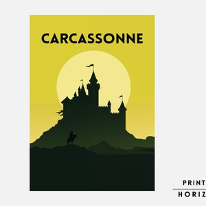 Juego de mesa Carcassonne, impresión descargable, póster de juego de mesa, juego de mesa familiar, descarga instantánea, arte de pared del juego Carcassonne, regalo de arte geek