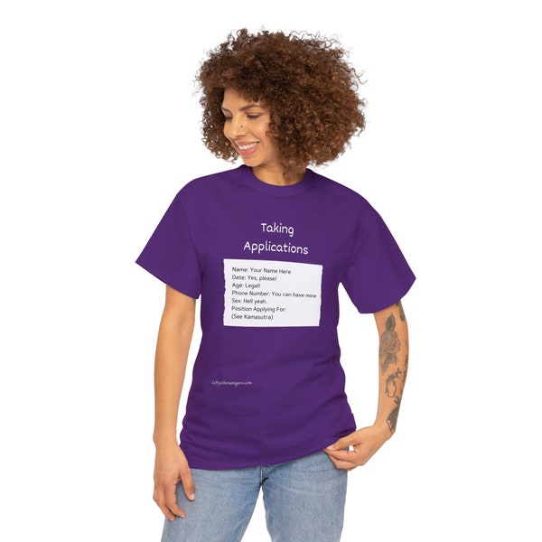 Toepassingen aannemen - Unisex zwaar katoenen T-shirt