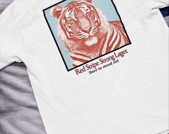 Redstripe Tiger - Heavyweight Unisex Crewneck T-shirt