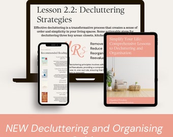 Livre numérique sur le désencombrement et l'organisation