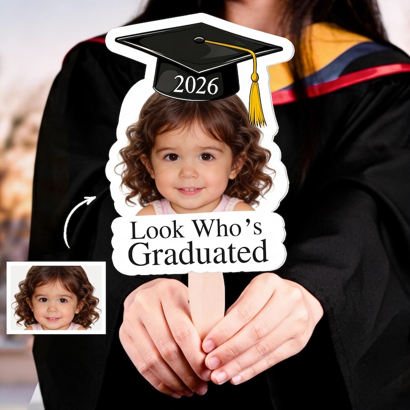 Look Whos Graduated Sign - Etsy