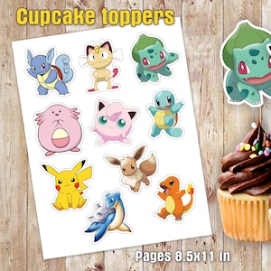 INSTANT DOWNLOAD - DIGITAL file cupcake toppers