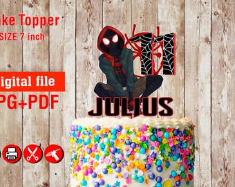 Personalized DIGITAL file Cake Topper - digital file ONLY- cake topper Printable digital file