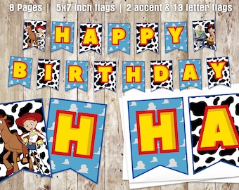 INSTANT DOWNLOAD Birthday Banner - party decorations - PRINTABLE Banner