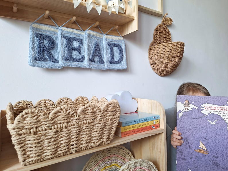 Nursery Wall Letters READ Reading Corner Decor Book Inspired Wall Art ...