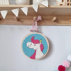 Arte de pared de unicornio mágico, decoración de pared de cuento de hadas, decoración encantadora para habitación de bebé, regalo perfecto para niñas