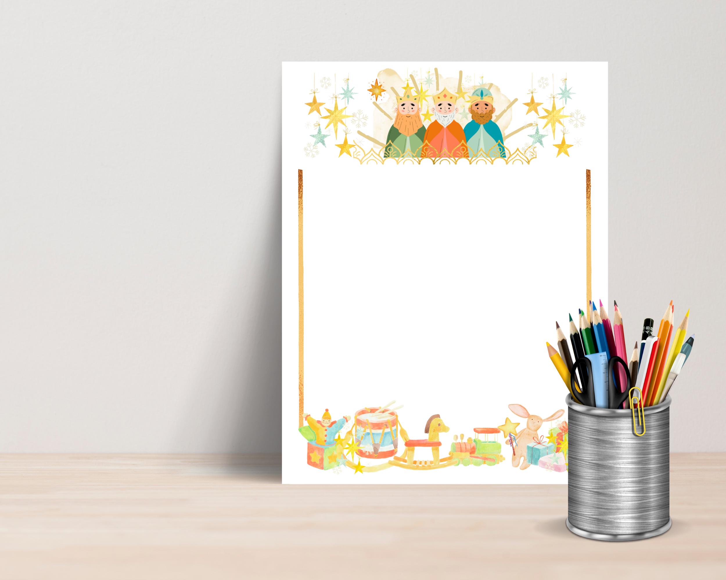 Carta Para Los Tres Reyes Magos Imprimible, Letter to Three Wise Men in ...