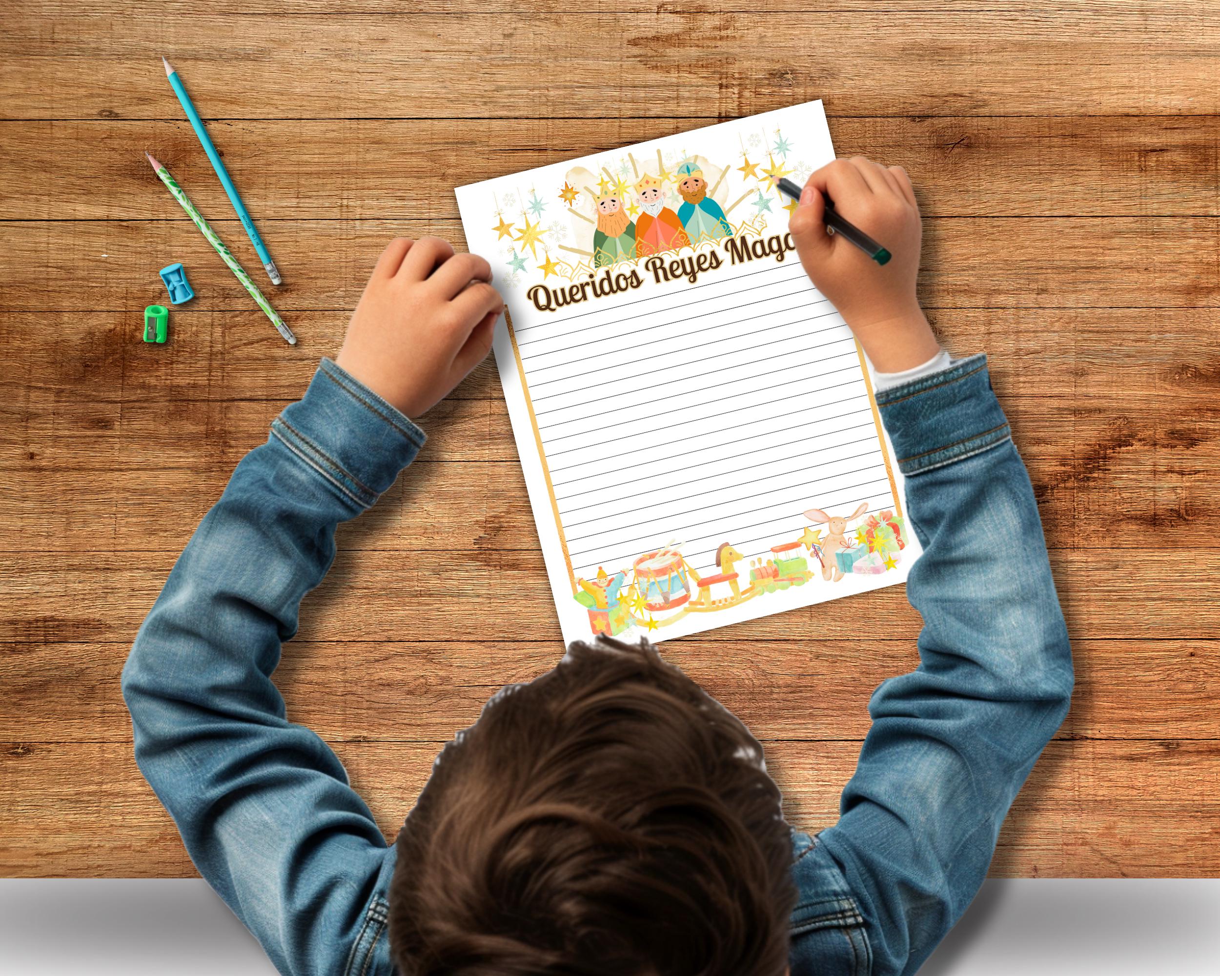 Carta Para Los Tres Reyes Magos Imprimible, Letter to Three Wise Men in ...