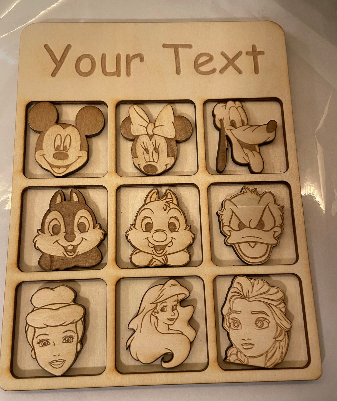 Custom Tic Tac Toe Game Inspired by Disney, Fish Extender, Alien, Mouse ...