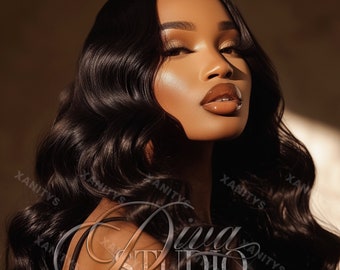 Hair Website Stock Photos, Hair Website Models, Black Woman Stock Photos, Stock Photos for Hair Business Lace Frontal, Hair Model Images