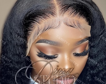 Lace Frontal Hair Stock Photos, Black Woman Hair Models (Digital Download)