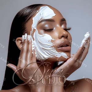 Skincare Website Stock Photos, Skincare banners Model, Spa Esthetician Skin care business model, Body Butter Website Model