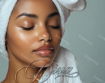 Skincare Stock Photo, Spa Wellness Image (Digital Download)