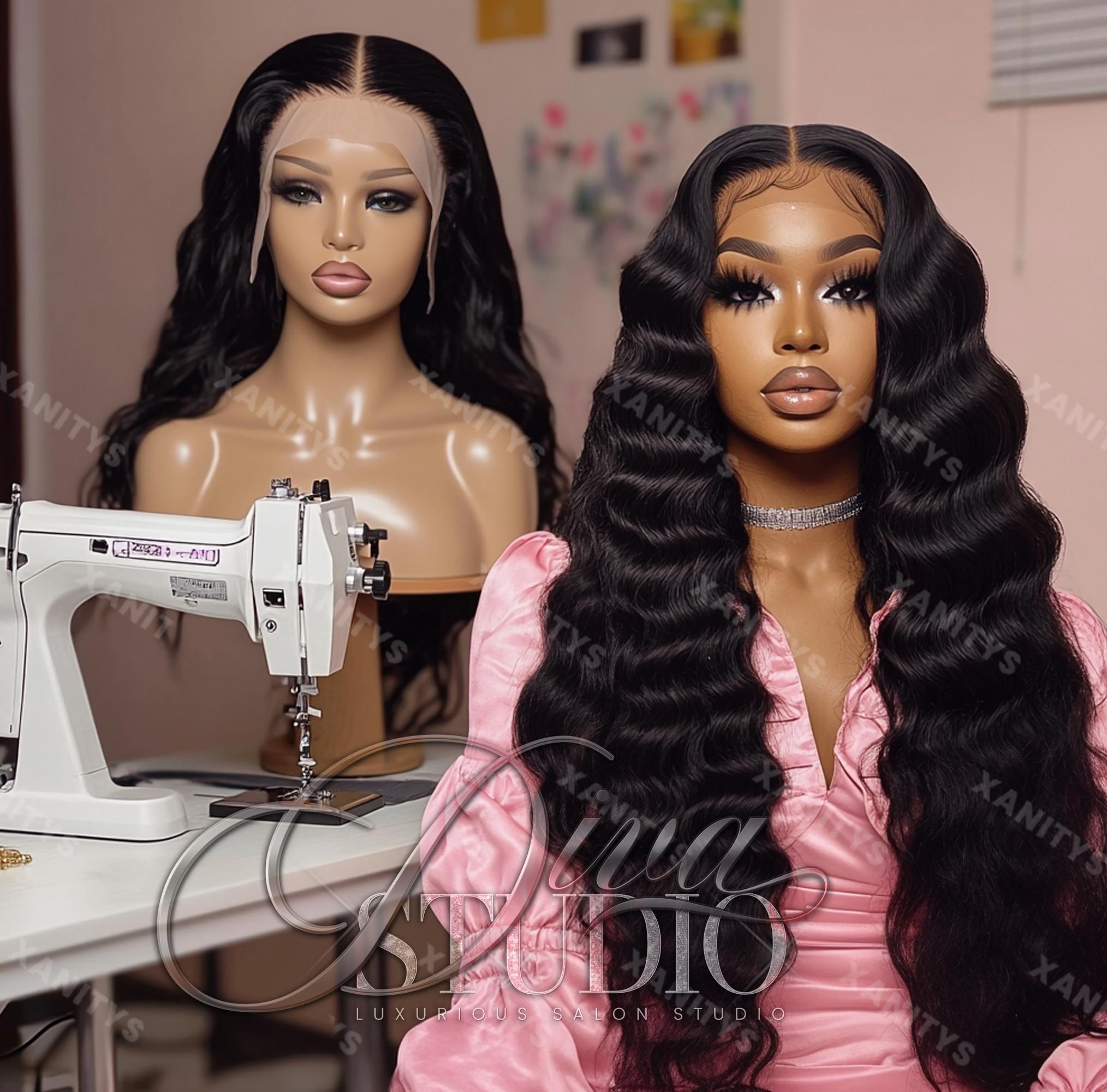 Hair Website Stock Photos, Wig Maker Photos, Hairstylist Website Model, Stock Photos for Hair Business Lace Frontal, Hair Model Images