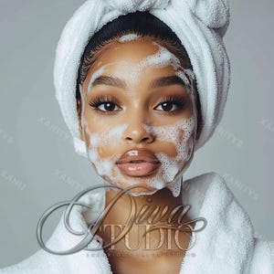 Skincare Website Stock Photos, Skincare banners Model, Spa Esthetician Skin care business model, Body Butter Website Models