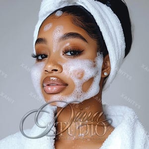 Skincare Website Stock Photos, Skincare banners Model, Spa Esthetician Skin care business model, Body Butter Website Model