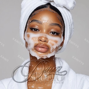 Skincare Website Stock Photos, Skincare banners Model, Spa Esthetician Skin care business model, Body Butter Website Model