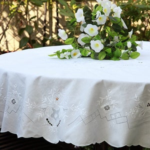 Romantische Tischdecke für Haus und Garten Bild 1