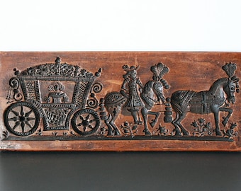 Rarity! very old wax model carriage