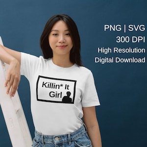 J-Hope Bangtan 2025 Killin It Girl PNG SVG | Kpop Fan Art | Hochauflösender digitaler Download für Shirts, Tassen, Aufkleber, Cricut