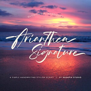 Arianthea Signature - Script Font