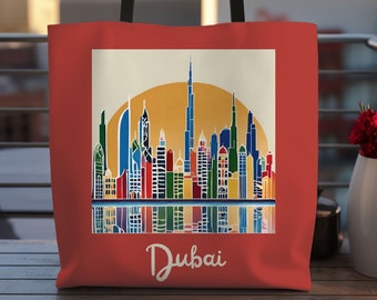 Bolso tote Dubai, Bolsa de compras reutilizable, Tote de playa, Comprador sostenible, Bolsa de mercado