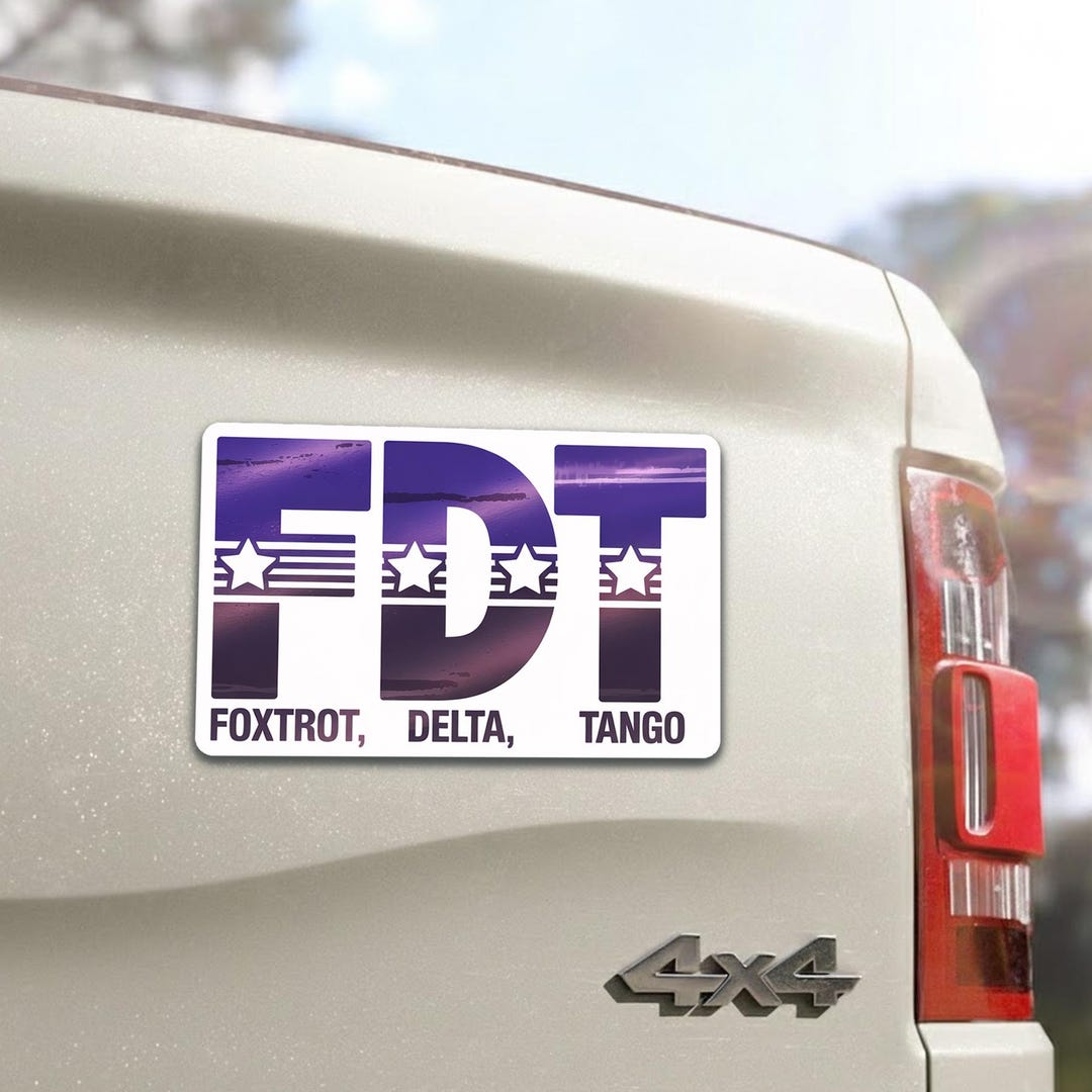 Fdt Sticker F Trump Anti MAGA Sticker/car Magnet, FDT Funny Political Election ...