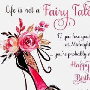Tarjeta de cumpleaños para mujer, cuento de hadas divertido, tarjeta de cumpleaños para niña, mujer,... todas las edades