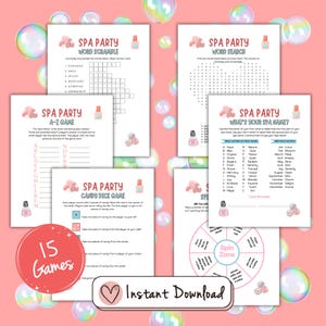 15 Spa Party Games For Tween And Teen Girls | Spa Party Games, Spa Party Activities, , Spa Birthday, Slumber Party Game, Girls Pamper Party