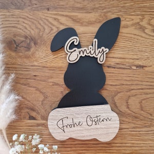 Geldgeschenk Hase Ostern, individuelles Geschenk mit Namen, personalisierbar, Geschenkidee von IDEENwerkelei Bild 8