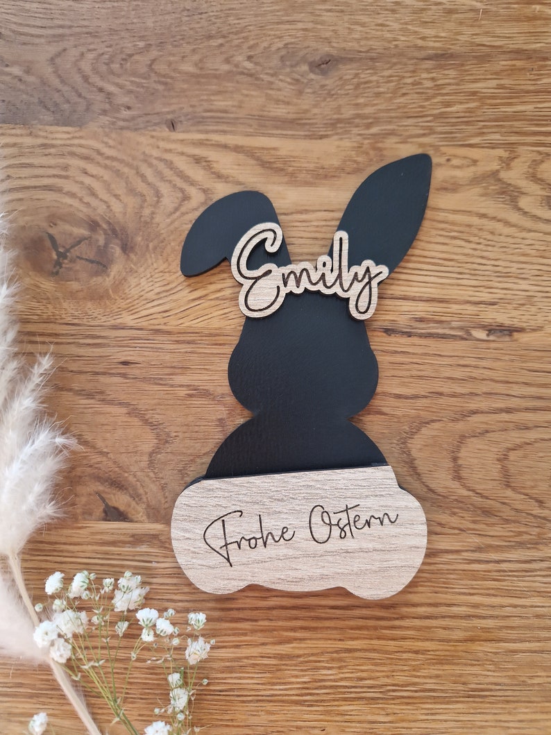 Geldgeschenk Hase Ostern, individuelles Geschenk mit Namen, personalisierbar, Geschenkidee von IDEENwerkelei Bild 8