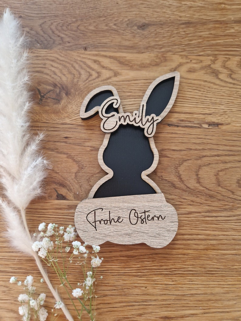 Geldgeschenk Hase Ostern, individuelles Geschenk mit Namen, personalisierbar, Geschenkidee von IDEENwerkelei Bild 6