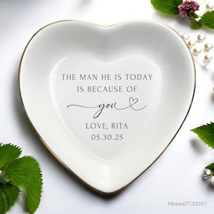 Mother of the Groom Gift Ring Dish, Mother in Law Gift, Mom Gift from Bride, Wedding Gift for Mother-in-Law, Christmas Gift, Birthday Gift