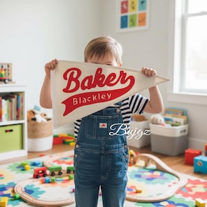 Wimpelkette mit Namen: Wimpelkette fürs Kinderzimmer Bild 4